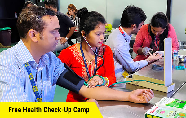 Free health check-up camp